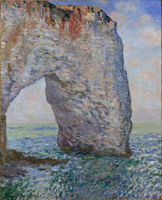 Claude Monet The Manneporte near Etretat France oil painting art